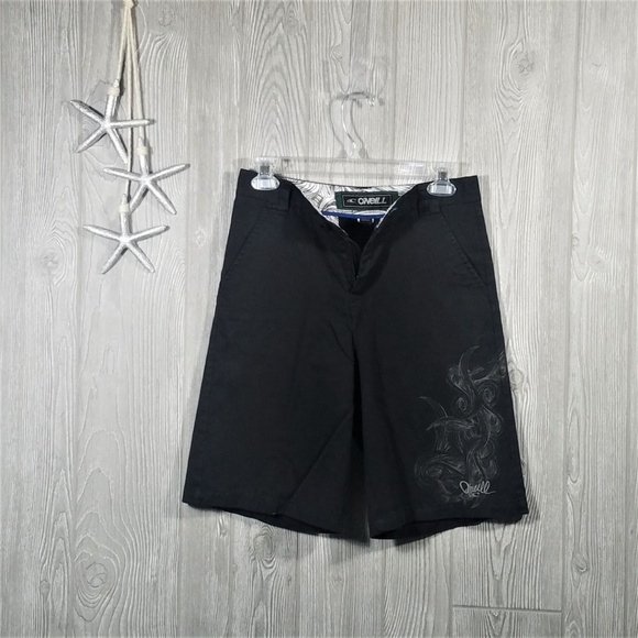 O'NEILL Board Shorts Black Size 26 - Picture 4 of 7